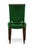 Set of Eight Jules Leleu Dining Chairs, Newly Restored in Emerald Bouclé For Sale - Image 10 of 12