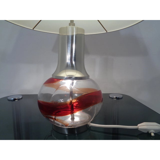 Italian Glass Floor Lamp, 1970s For Sale - Image 15 of 16