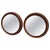 Italian Space Age Illuminated Round Mirrors, 1970s, Set of 2 For Sale - Image 10 of 10