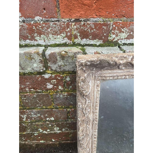 W: 48cm (18.9")h: 54cm (21.3")d: 5cm (2") a fabulous good size antique french 19th century carved wood & gesso ornate...