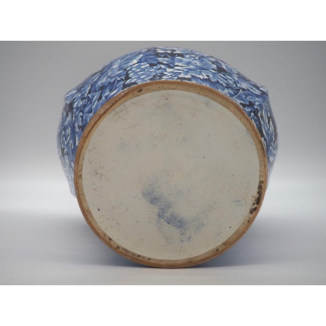 Blue Flintware Vase Grape for Rörstrand, 1920s For Sale - Image 10 of 12