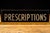 Glass Reverse Painted Glass Prescriptions Pharmacy Sign For Sale - Image 7 of 7