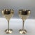 Handmade Brass Pitcher and 2 Hand Pounded Brass Wine/Water Goblets-Set of 3 For Sale - Image 9 of 12