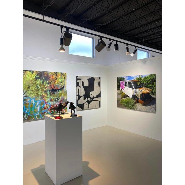 1/10 One out of a series of Ten signed and numbered Photos mounted on non glare Plexiglass with a wood frame on back to...