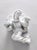 Wall Mounted White Glazed Ceramic Cherub Candleholder by Goldscheider, Austria, 1930s For Sale - Image 4 of 10