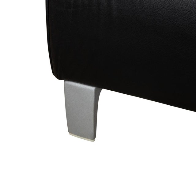 Model 2300 2-Seater Sofa in Black Leather from Rolf Benz For Sale - Image 5 of 14