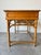 Mid-Century Modern Vintage Coastal Ficks Reed Faux Bamboo Rattan Desk With Chair For Sale - Image 3 of 12