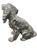 Charming vintage Gucci figural dog sculpture crafted in Italy and depicting a seated spaniel with long floppy ears and an...