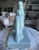 Green Late 20th Century Haeger Pottery Sage Seafoam Green Mother & Child Statue For Sale - Image 8 of 12