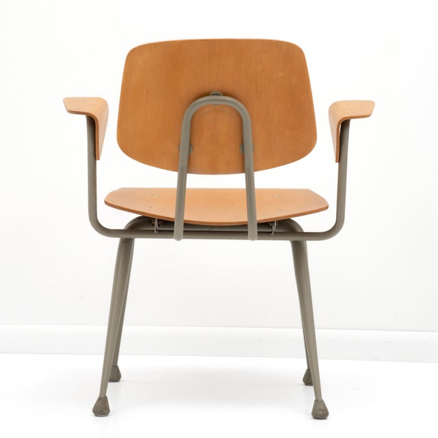 1950s Brunswick Maple Plywood Armchairs After Eames DCM Jean Prouvé - A Set of Four For Sale - Image 5 of 16