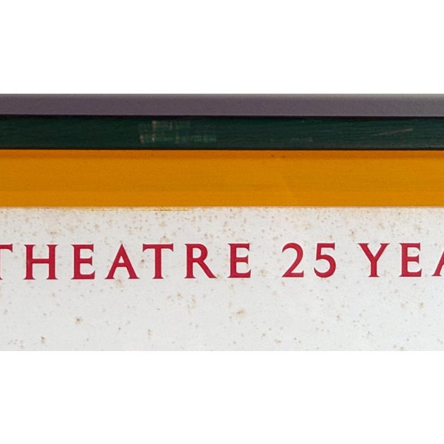 Vintage Original Milton Glaser Lithograph Print / Poster for Long Wharf Theatre 25 Years For Sale In Providence - Image 6 of 8