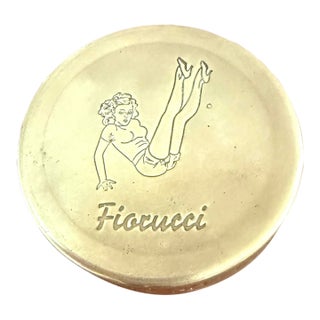 Fiorucci Vintage Brass Box For Sale