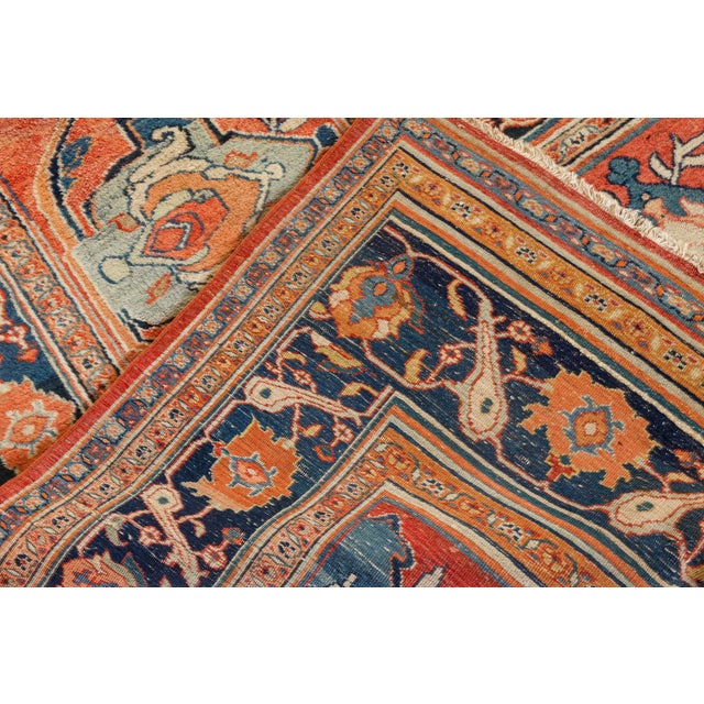 Oversized 1880s Antique Persian Khorassan Rug For Sale - Image 9 of 11