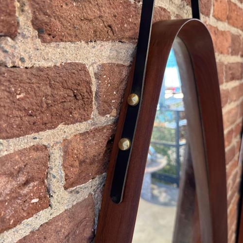 Vintage Triangular Geometric Mirror For Sale - Image 3 of 4