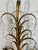 Gold Vintage 19.5" Italian Tole and Crystals Candle Sconces - A Pair For Sale - Image 8 of 17