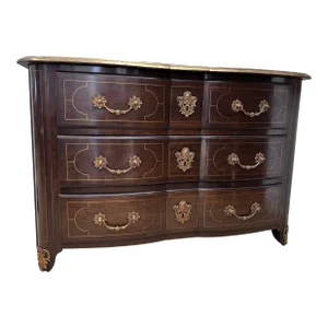 Mid 19th Century Ebonized Commode With Bronze Mounts, C. 1850