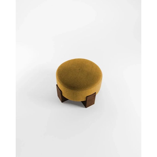 Cassete Pouf in Mustard by Alter Ego for Collector For Sale - Image 4 of 5