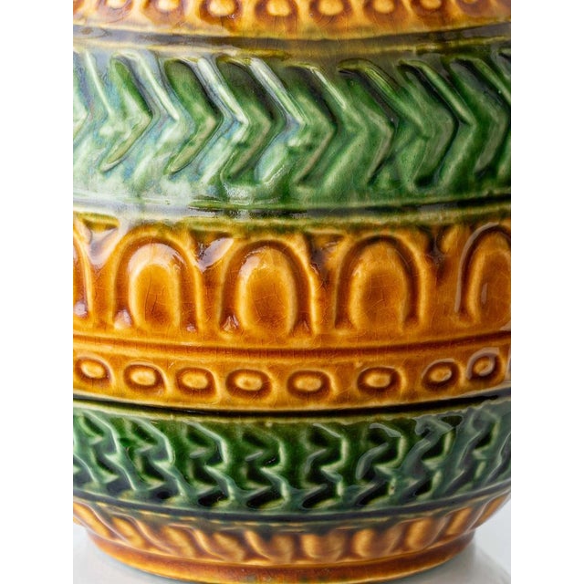 Metal Bitossi Style Ceramic Table Lamp from Bay Keramik, 1970s For Sale - Image 7 of 12
