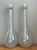 Vintage Monumental Murano Handblown Glass Bottles With Stoppers - Pair For Sale - Image 15 of 18