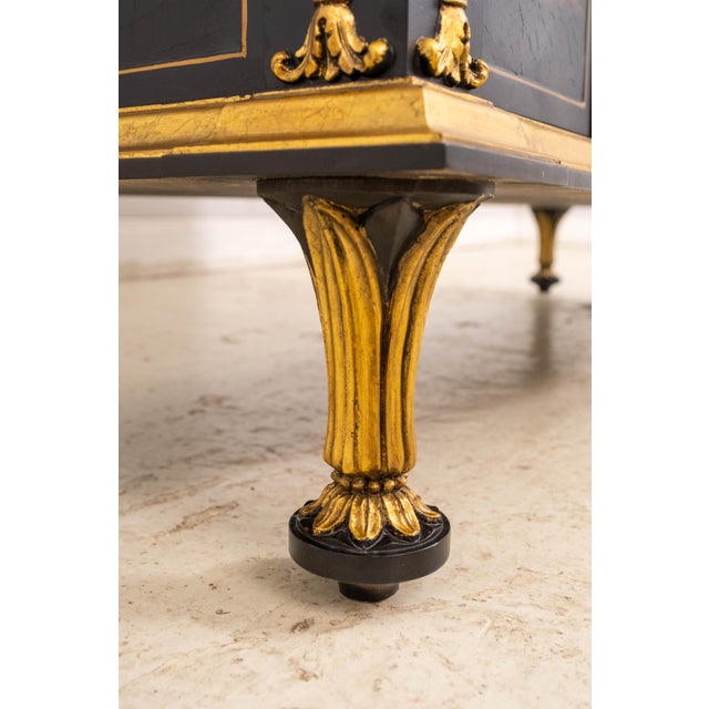 John Widdicomb Chinoiserie Hand Painted Buffet Commode For Sale - Image 10 of 18