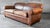 Animal Skin Restoration Hardware Art Deco 'Mustache' Leather Sofa For Sale - Image 7 of 17