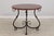 Age: Approx: 20 Years Old Details: Factory Distressed Top Quality Wrought Iron Scrolled Base Quality Construction w. Brass...