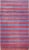Blue Vintage Striped Turkish Kilim With Casual Modern Design in Red and Blue For Sale - Image 8 of 8
