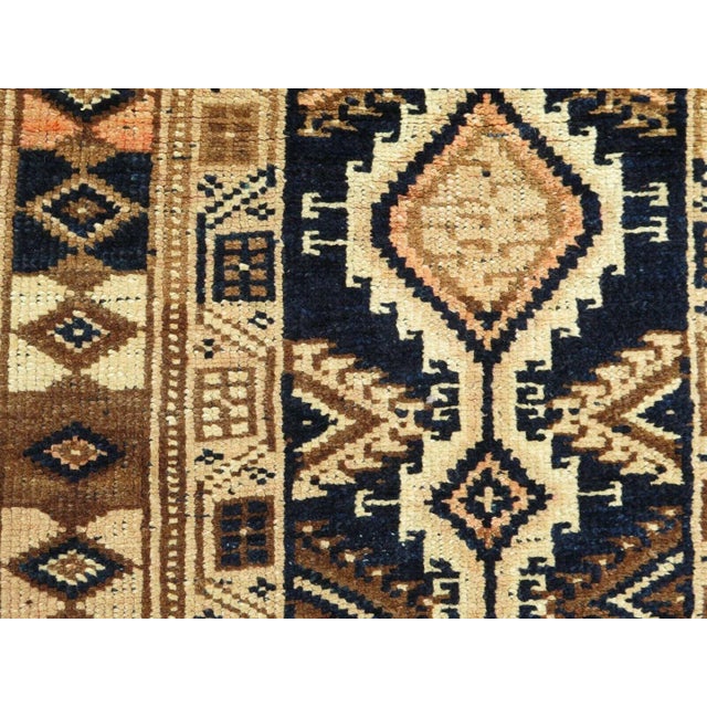 Boho Chic 1960's Handmade Turkish Runner Rug - 35"x126" For Sale - Image 3 of 9