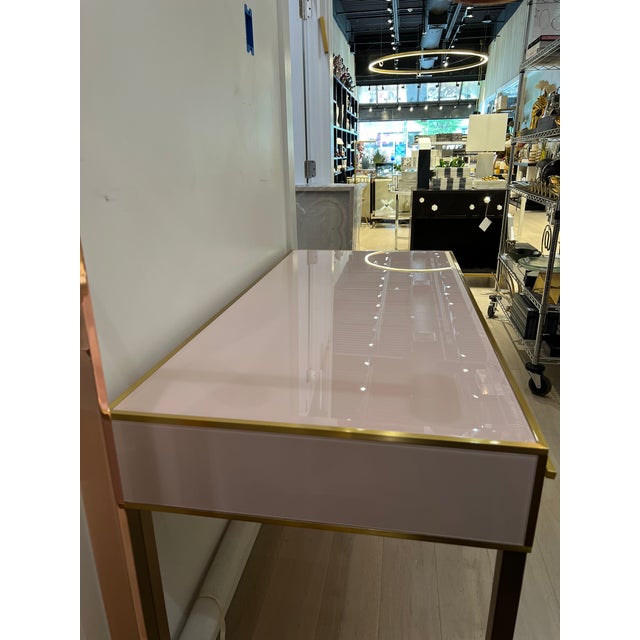 Metal Arden Pink Vanity For Sale - Image 7 of 7
