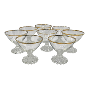 Vintage Anchor Hocking Berwick “Boopie” Champagne Coupes - A Set of 8