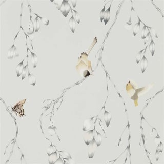 Harlequin Iyanu Wallpaper in Blush/Ochre - a Sample For Sale
