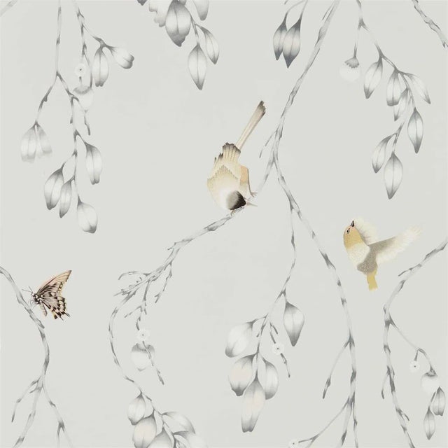 Harlequin Iyanu Wallpaper in Blush/Ochre - a Sample For Sale