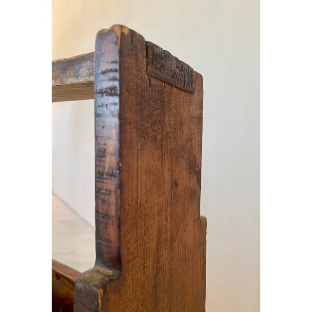 Folk Art Primitive Tool Caddy Display Box For Sale - Image 14 of 17