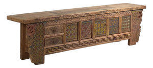 Chinese Carved Gansu Sideboard by Amaru