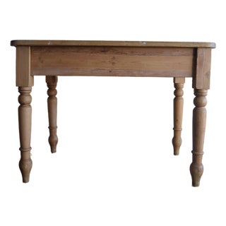 Antique Pine Table Early 19th Century For Sale