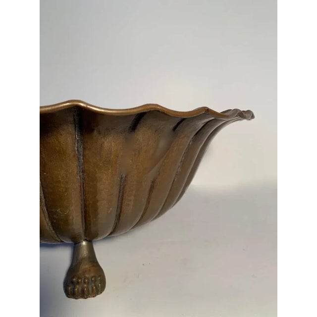 Gold Igidio Casagrande Footed Bowl For Sale - Image 8 of 13