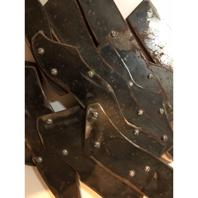 Robert Goodnough, Abstract Expressionist Patinated Metal Assemblage Sculpture Steel, Nuts, Bolts For Sale In Miami - Image 6 of 10