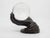 Vintage Bronze Hand Sculpture Holding an Optical Crystal Ball For Sale In Las Vegas - Image 6 of 7