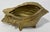 Vintage nautical style brass conch seashell planter. Footed with a lovely patina.