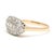 0.50ctw Diamond Princess Ring, 14k White & Yellow Gold, Ring Size 8.75 For Sale - Image 4 of 6