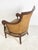 English Regency Style Library Bergere in Mahogany and Cane For Sale - Image 4 of 8