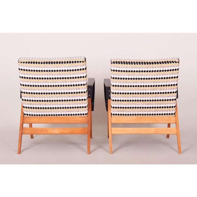 Mid-Century Czech Armchairs from Tatra Pravenec, 1950s, Set of 2 For Sale - Image 4 of 8