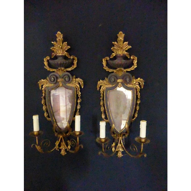 Metal Sconces, Set of 2 For Sale - Image 7 of 8
