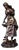 Late 19th Century Bronze Young Girl with a Basket from E. Bouret For Sale