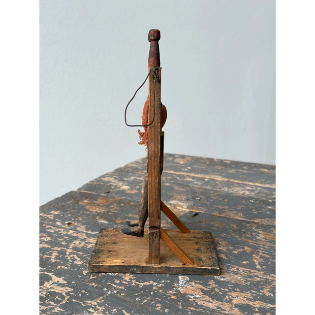 Vintage Folk Art Acrobat Whirligig, Circa 1st-Half 20th Century For Sale - Image 17 of 18