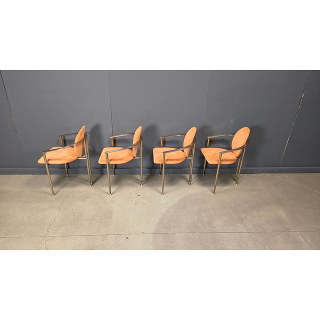 Vintage Dining Chairs from Belgo Chrom, 1980s, Set of 4 For Sale - Image 9 of 14