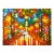 Leonid Afremov Original Oil Painting Large 46" Colorful Impressionism Art Signed For Sale