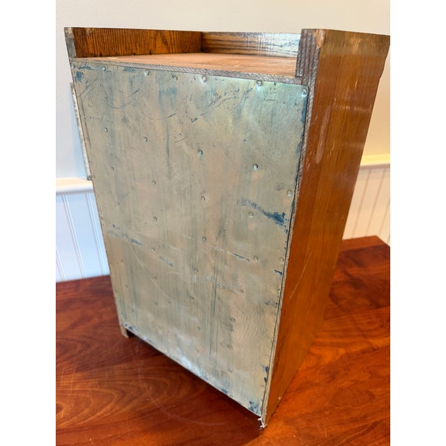 Antique 32-Drawer Oak Hardware Parts Cabinet by W.C. Heller Co. For Sale - Image 9 of 17
