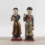 Asian Wooden Figurative Sculptures, Set of 2 For Sale - Image 9 of 9