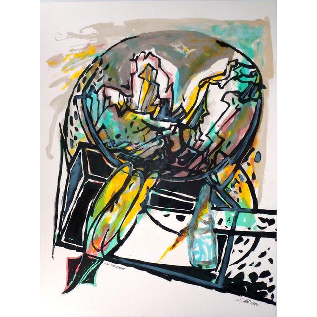 Jacques Poli, Coherence the World, Lithograph For Sale - Image 9 of 9